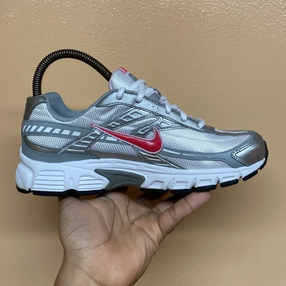 Nike Initiator Women’s Running Sneakers “White Metallic Silver Pink”